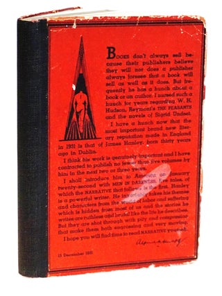 Men in Darkness: Five Stories [Advance Issue &mdash; Incomplete as Issued. James Hanley.