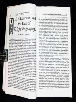 Photographic Encyclopedia &mdash; Andrew J. Lloyd & Company Illustrated Trade Catalogue &mdash; 1902