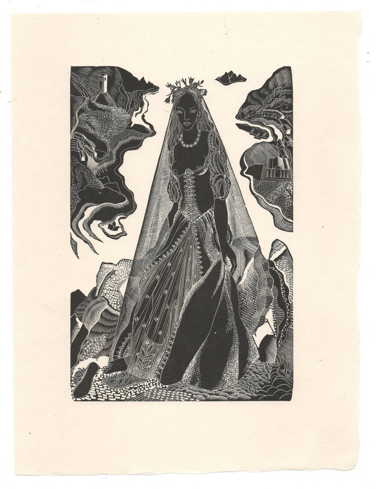 A Wood Engraving by Lettice Sandford [1997 Limited Edition] [Printed on Japanese Gampi Vellum] [1. Lettice Sandford, Carol Grossman.