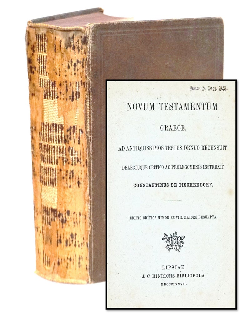 Novum Testamentum Graece [Greek New Testament - Preceding Nestle-Aland editions