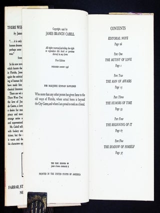 There Were Two Pirates: A Comedy of Division [Matched Association Pair &mdash; First & Second Printings &mdash; Inscribed to Marjorie Kinnan Rawlings]