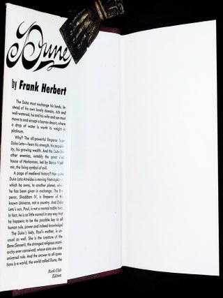 Dune [Book Club Edition &mdash; Y49 Gutter Code &mdash; John Schoenherr Jacket]