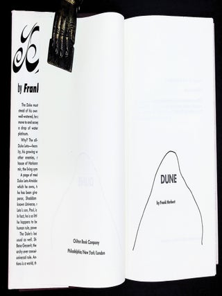 Dune [Book Club Edition &mdash; Y49 Gutter Code &mdash; John Schoenherr Jacket]