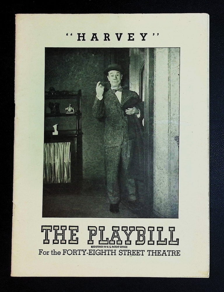 Harvey [1948 Broadway Playbill &mdash; Joe E. Brown as Elwood P. Dowd &mdash; Marion Lorne