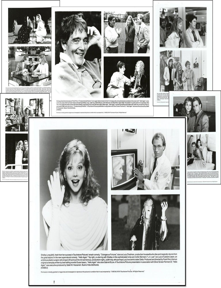 HELLO AGAIN (1987) &bull; SHELLEY LONG & CORBIN BERNSEN &bull; SET OF 6 STUDIO PHOTOS