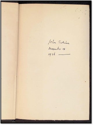 Galahad: Enough of His Life to Explain His Reputation [Signed and dated by John Erskine]