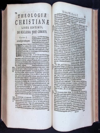 Theologia Christiana ad Praxin Pietatis ac Promotionem Pacis Christian&aelig; Unic&egrave; Directa [First Edition] [John Locke Confidant] [1686] [Johann Christoph Wolf Copy]