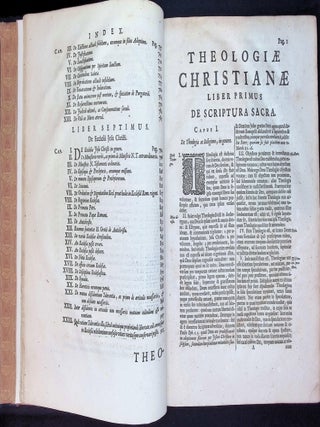 Theologia Christiana ad Praxin Pietatis ac Promotionem Pacis Christian&aelig; Unic&egrave; Directa [First Edition] [John Locke Confidant] [1686] [Johann Christoph Wolf Copy]
