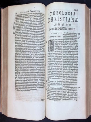 Theologia Christiana ad Praxin Pietatis ac Promotionem Pacis Christian&aelig; Unic&egrave; Directa [First Edition] [John Locke Confidant] [1686] [Johann Christoph Wolf Copy]