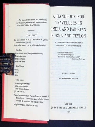 A Handbook for Travellers in India and Pakistan, Burma and Ceylon: Including the Portuguese and French Possessions and the Indian States [1949 - Complete]