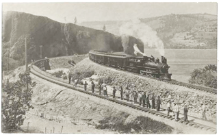 Item #22451 Original photographic print: The Chicago Special of the O.R. & N. Columbia River...