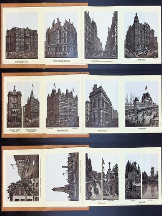 Views of Chicago [Souvenir accordion-fold view album, with photographic views reproduced by Louis Glaser&rsquo;s Process.]