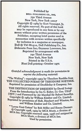 Slaughterhouse-Five; or, The Children’s Crusade: A Duty-Dance with Death