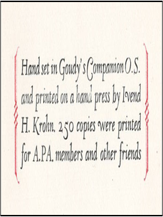 Footprints in the Sand [Poor Richard Press Keepsake &mdash; One of 250 Copies]