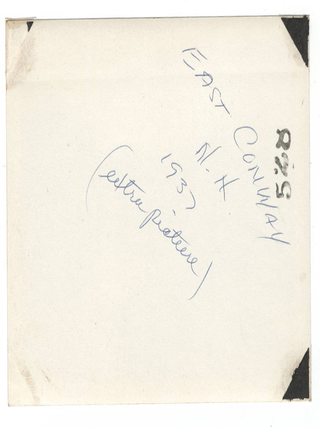 Smith-Eastman Covered Bridge, East Conway, New Hampshire [Two Original Photographs &mdash; 1937]
