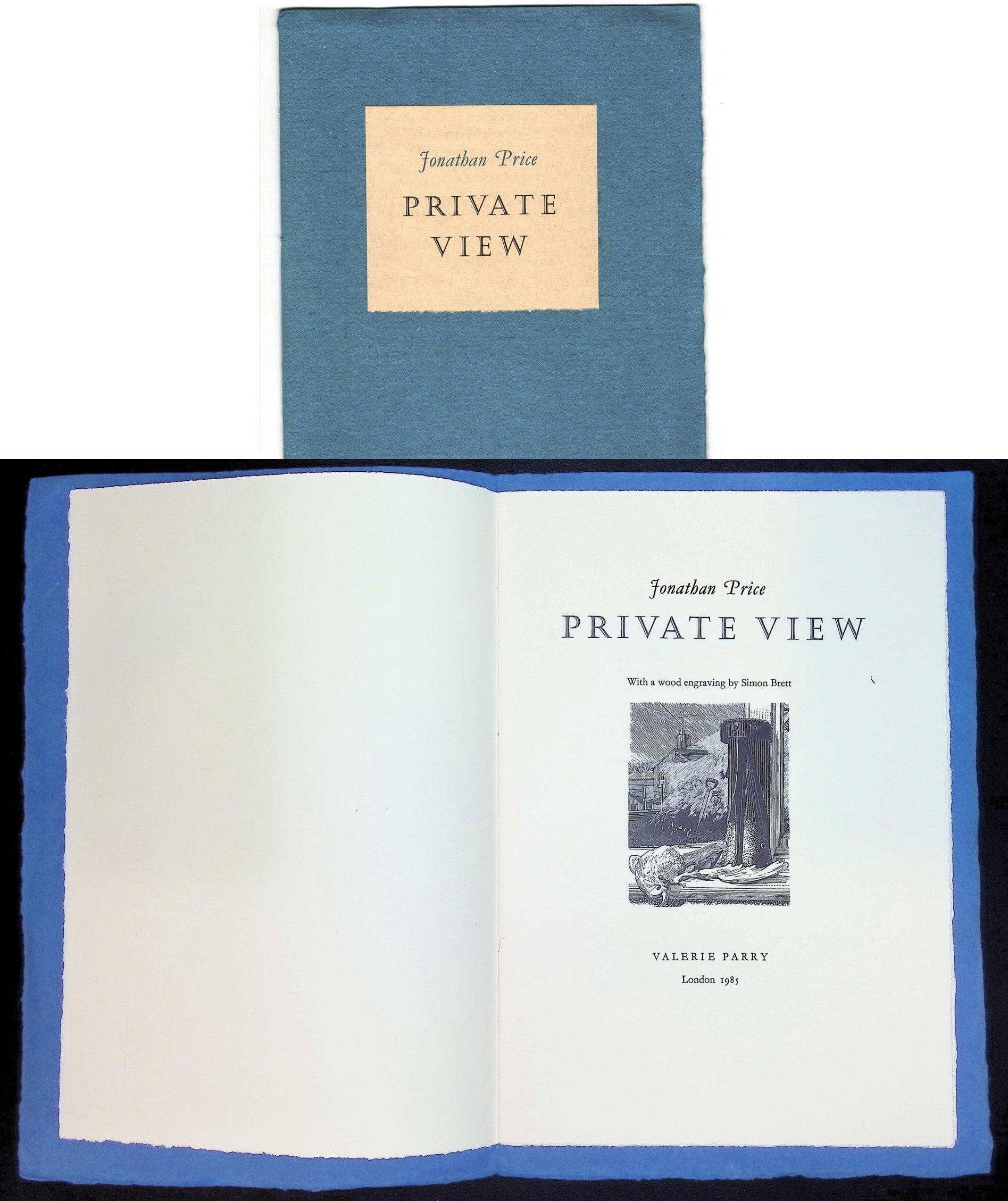 Private View Signed by Simon Brett — Rocket Press — One of 230
