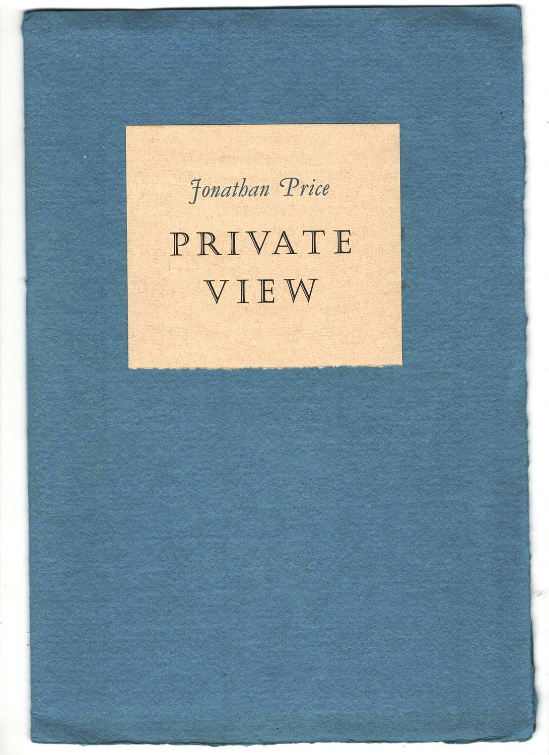 Private View Signed by Simon Brett — Rocket Press — One of 230