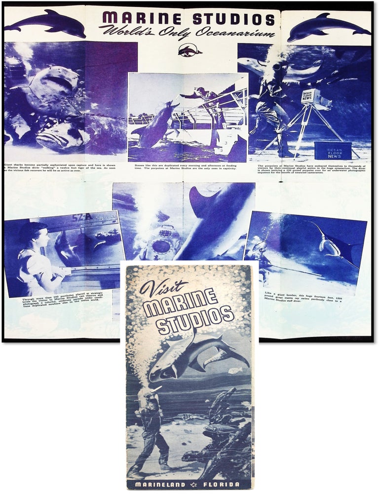 Marine Studios &mdash; World's Only Oceanarium [Early Marineland Promotional Brochure / Poster