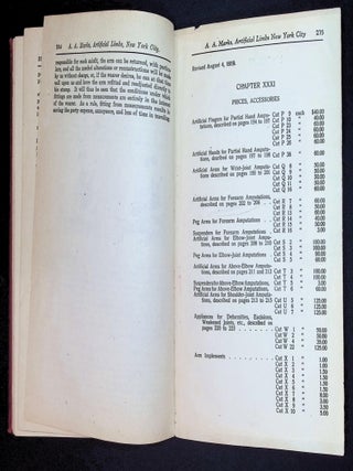 Manual of Artificial Limbs: An Exhaustive Exposition of Prosthesis ['Copiously Illustrated']