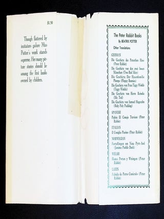The Tale of Peter Rabbit [In Original Dust Jacket]