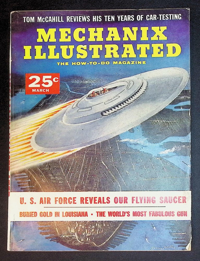 Mechanix Illustrated: March 1956 [Flying Saucer Cover &mdash; Willy Ley &mdash; U.S. Air Force