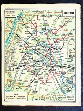 In and Around Paris and Environs: Illustrated Guide to Paris, Enghien-les-Bains, Versailles, Vincennes [With Large Two-Sided Folding Color Map]