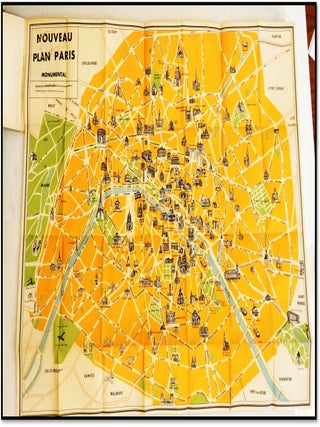 In and Around Paris and Environs: Illustrated Guide to Paris, Enghien-les-Bains, Versailles, Vincennes [With Large Two-Sided Folding Color Map]