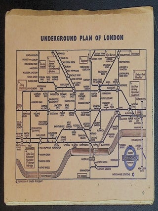 Bacon's Four Inch Map of Central London [Linen-Backed Folding Map &mdash; London Underground & Transit]