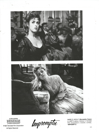 Impromptu (1991) [Complete Consecutive Set of 10 Original Promotional Stills &mdash; 18 Images]