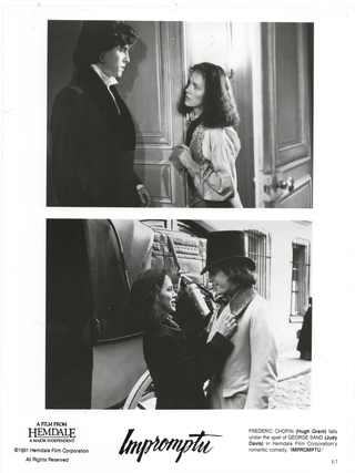 Impromptu (1991) [Complete Consecutive Set of 10 Original Promotional Stills &mdash; 18 Images]