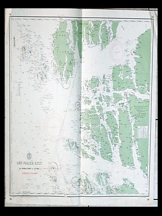 Item #22521 Norwegian Nautical Chart No. 24 &mdash; Corrected Working Chart &mdash; Den Norske Kyst: Fra...