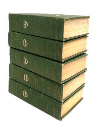 The Harvard Classics: &ldquo;Dr. Eliot&rsquo;s Five-Foot Shelf of Books&rdquo; &mdash; Volumes XI&ndash;XV [1909 Decorative Binding Subset]