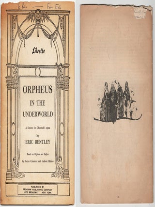 THE OFF-BROADWAY MANIFESTOS: Inscribed Presentation Libretto, Production Programs, Correspondence, and Private Ephemera