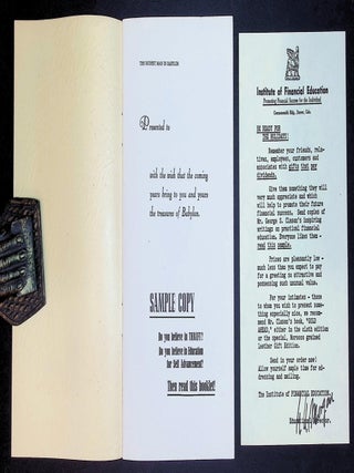 The Richest Man in Babylon Tells His System [Sample Copy / Promotional Issue.]