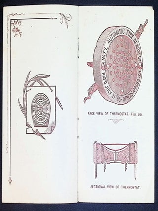 Automatic Protection Against Fire [Chromolithographed Industrial Ephemera] [c. 1885&ndash;1886]