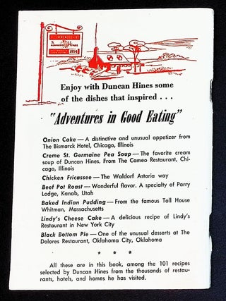 Duncan Hines Favorite Recipes: Some Distinctive Recipes Personally Selected by Duncan Hines