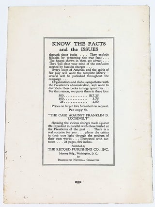 Boondoggle: The Story of the '$25,000' Memphis Dog House and Other Stories [WPA & New Deal Politics] [1936 Democratic Campaign Literature]